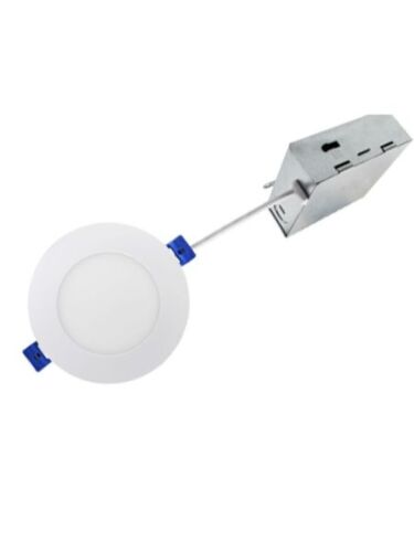 Ortech SLIM4-3CCT 12W White 4'' Round LED Slim Downlight CCT Selectable
