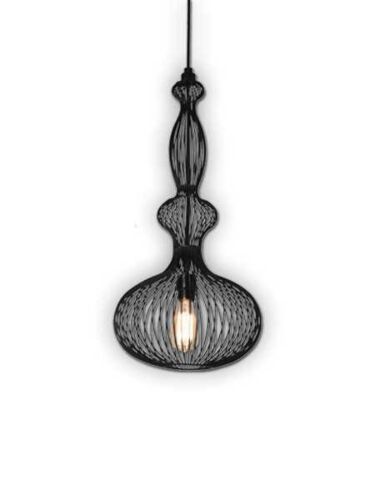 bazz vibe black suspended fixture model 8 p14267bk