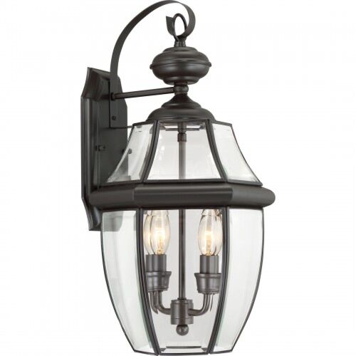 Quoizel Lighting NY8317Z Newbury 2-Lights 120W Medici Bronze Outdoor Wall Lantern
