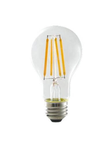 Turolight AR-A19LNVF-8W-27-D-C 8W Clear A19 Low Flicker Bulb 2700K