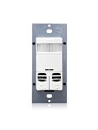 Occupancy-Sensor-Multi-Technology-PIR-Sensor-Ultrasonic-Sensor-Wall-Switch-Dual-Relay-White
