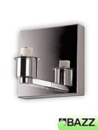 Bazz Lubik 1 Light Chrome Wall Light W13X41CH