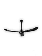 canarm commercial series 56" ceiling fan black cp56frbk