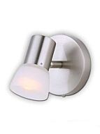 canarm hudson 1 light brushed nickel wall light icw517a01bn