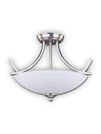 Canarm Paris 3 Light Brushed Pewter Semi-Flush ISF252A03BPT (fixturewshade