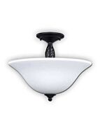 Canarm Twenty One 3 Light Oil Rubbed Bronze Semi-Flush ISF253A03ORB (fixturewshade)