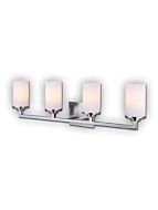 Canarm River 4 Light Brushed Nickel Wall Light IVL578A04BN (fixturewshade)
