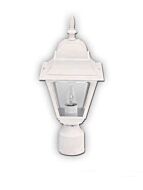 canarm outdoor 1 light white post light iol1313