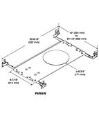Contrast Lighting P6RNW Mounting Plate