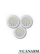 Canarm 3 Pack LED Pucks for Under-Cabinet 5.25W White PS3/120WHT-C