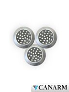 Canarm 3 Pack LED Pucks Under-Cabinet 5.25W Brushed Pewter PS3/120BPTC