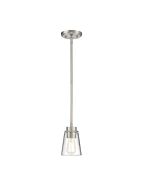 Savoy House Essentials Calhoun 7-1026-1-SN 1-Lights 60W Satin Nickel Mini Pendant