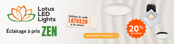 Lotus LED LightsUtilisez le code LOTUS20 au paiement. 20 % de rabais.
