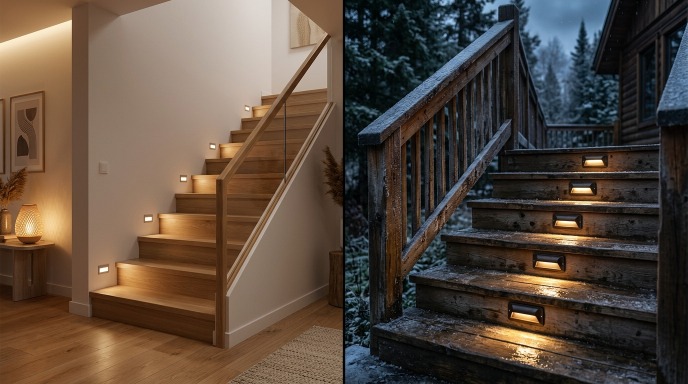 Indoor vs Outdoor Step Lights Knowing the Difference