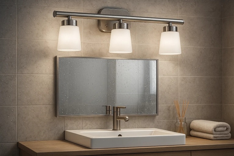 vanity bathroom light fixtures