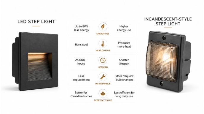 Why LED Step Lights Are a Popular Choice in Canadian Homes